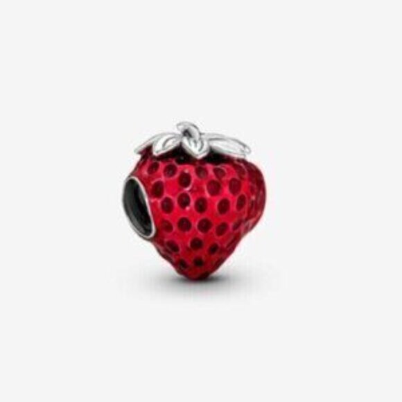 Pandora Seeded Strawberry Fruit Charm - Picture 2 of 5